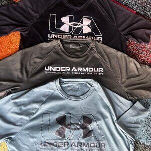 3 UNDER ARMOUR MENS MD Performance Apparel Stock No 21230/UA 1996 Set of 3